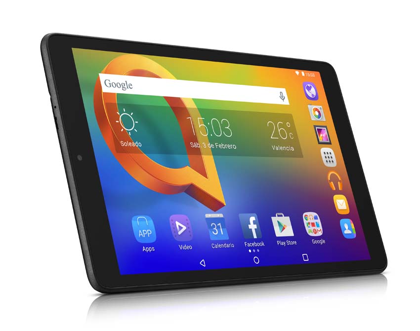 Alcatel updates  its 10 inch tablet