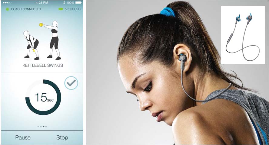 This headset doubles as your workout instructor!