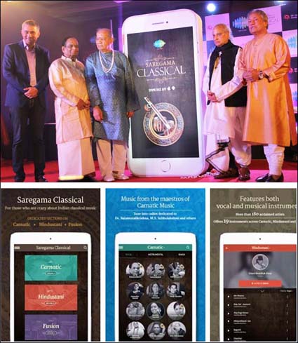 saregama  launches indian classical music app